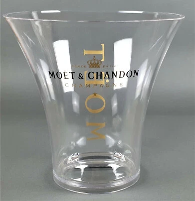 Moet & Chandon Champagner Flaschenkühler Eisbox Kühler Transparent Acryl (663)