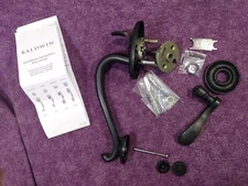 Baldwin Logan Sectional Trim Keyed Entry Oil Rubbed Bronze Wave Lever