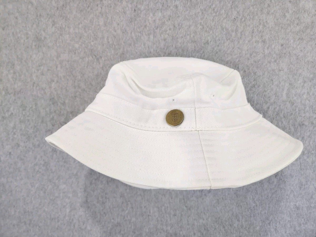 Chapeau d' O Color Boa Bucket ホワイト Siks - Peace Smile - Off-white bucket hat with print - Molo