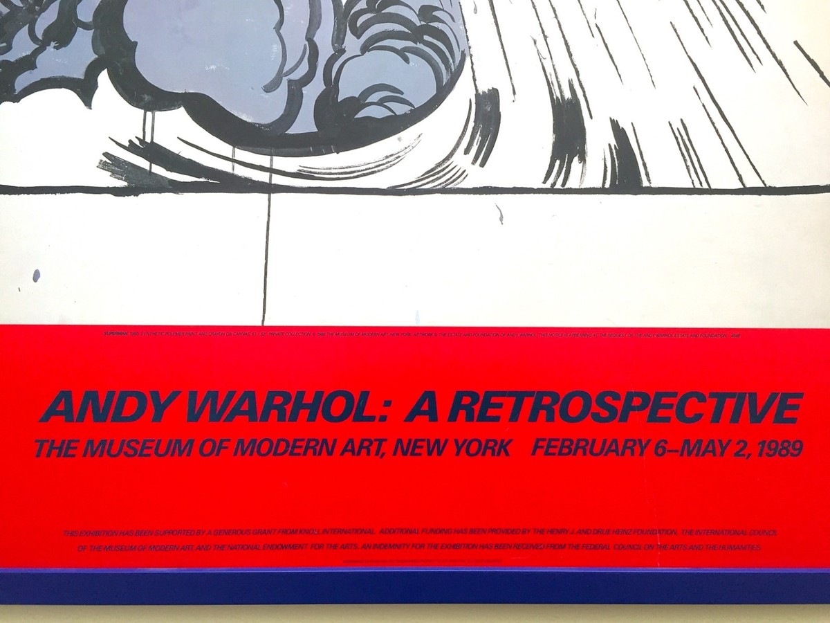 Andy Warhol 　写真集　レア！ ANDY WARHOL RARE 1989 MOMA EXHBT LITHO PRINT FRAMED POP ART