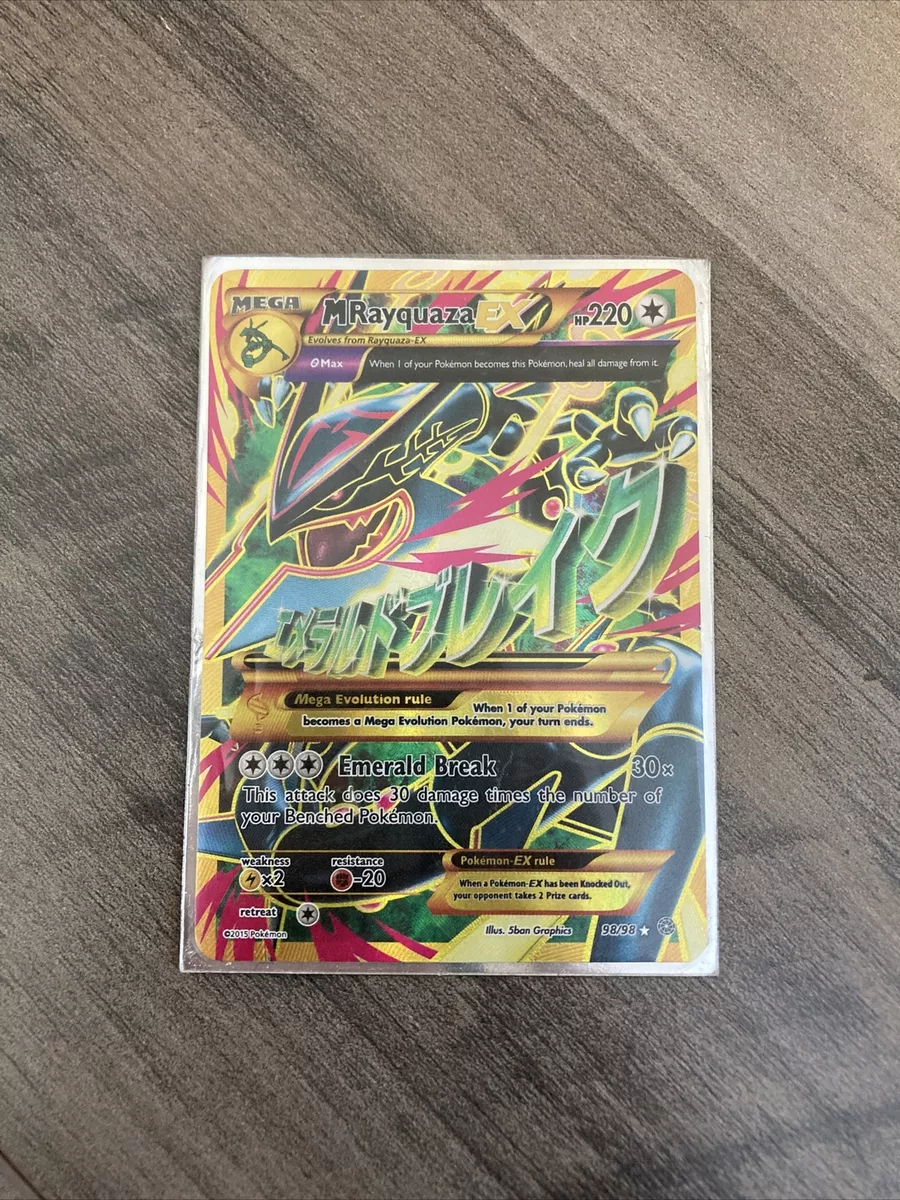 Pokémon TCG Mega-Rayquaza-EX Ancient Origins 98/98 Holo Full Art