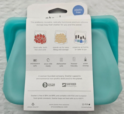 Reusable Silicone Bag Nikand Food Storage Bags Stasher Stand Up