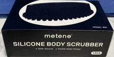 Metene B01 Silicone Body Scrubber, Exfoliating Body Scrubber for Use in Shower