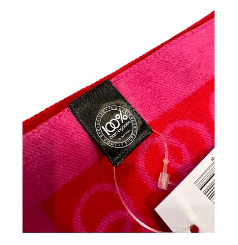 NEW Bloomingdale’s Exclusive 150th Anniversary Patterned Scarf Pink/Red NWT - Picture 2 of 4
