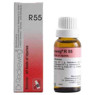 1xDr. Reckeweg R55 Drops 22ml | Relief from Soreness, Strain, Discomfort |