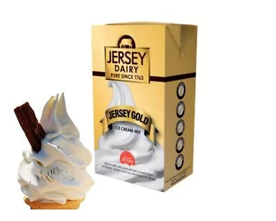 Ice Cream Mix - Soft Serve - Jersey Gold - Home/Commercial Great Creamy Taste