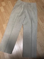 Liz Claiborne Kylie Pleated Linen Blend Pants Light Khaki Sz: 8 29  L EUC