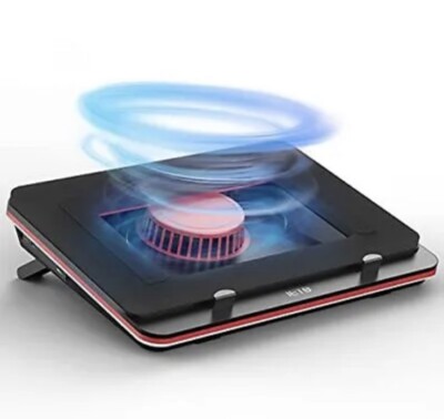 GT500 Powerful Turbo-Fan 5000 RPM RGB Laptop Cooling Pad V2 Hub+RGB Variable