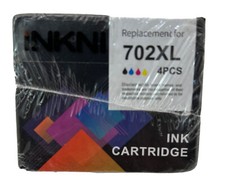 4x 702XL T702XL Ink Cartridge for Epson 702 Workforce WF-3720 WF-3730 WF-3733