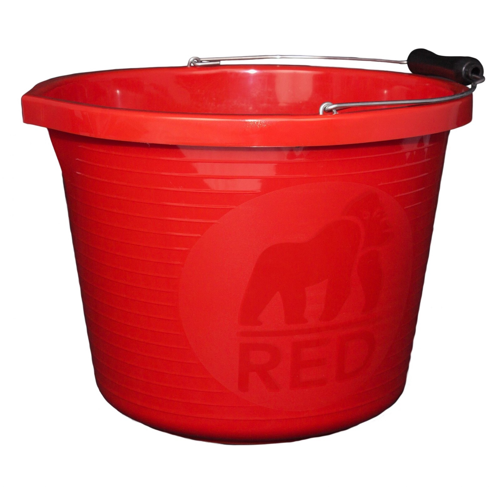 Red Gorilla Premium Home Garden Builders Mixing Plastering Bucket 15L - Red