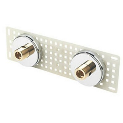 BRISTAN BAR VENTIL WANDHALTERUNG 11 BEFESTIGUNGSSET CHROM NEU