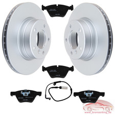 BMW E60 523i Bremsen Set VORNE Scheiben beschichtet u Beläge WK Vorderachse