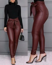 Pantalones De Tiro Alto Para Mujer Cintura Alta Levanta Cola Elegantes Pantal n