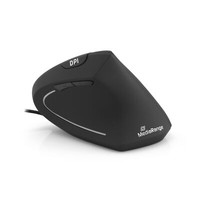 Mediarange MROS230 Maus MROS230 Ergonomisch 6 Tasten Optisch Kabelgebunden Schwa