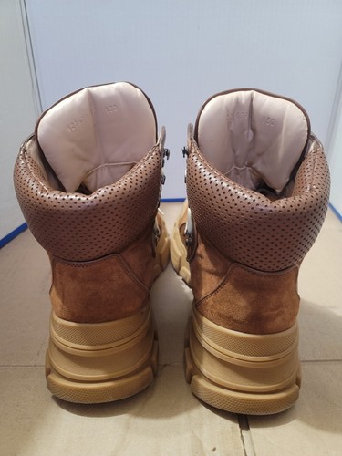 Grailed Gucci Original Journey GG Leather Trekking Boots Size 11 Men - Picture 5 of 17