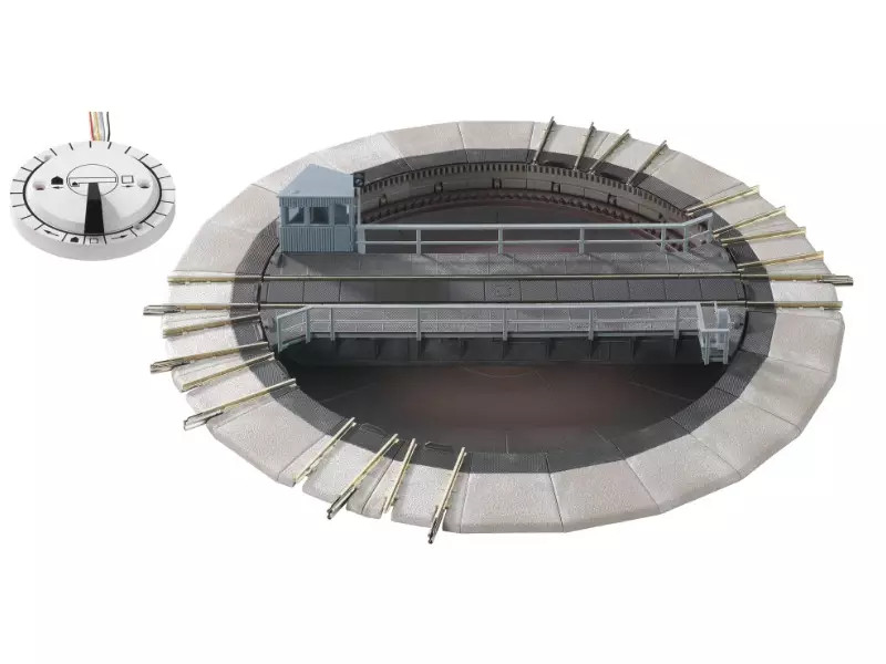 Pont tournant électrique ROCO 6154 avec indexation automatique HO