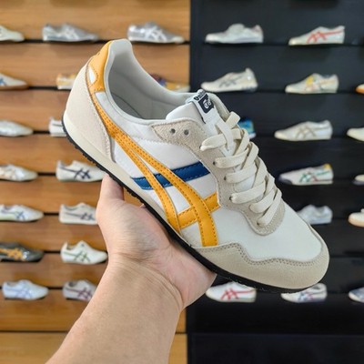 Onitsuka Tiger SERRANO 1183B400-200 White yellow Unisex Sneakers Casual Shoes