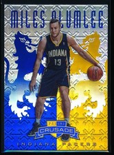 2012-13 Panini Crusade Miles Plumlee #44 Blue & Gold Prizm