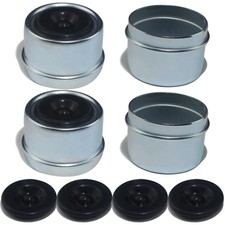 4PCS 1.98" Trailer Hub Dust Caps, Trailer Axle Wheel Bearing Dust Cap Cup