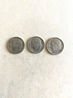 1962 Roosevelt Dimes, Lot of 3