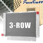 3 Row Aluminum Radiator For 1960 1961 1962 1963 Ford Galaxie/ Galaxie 500 L6 V8