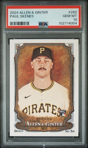Paul Skenes 2024 Topps Allen & Ginter #282 PSA 10 Pittsburgh Pirates