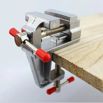 HOBBY Mini Table Bench Vise 3.5" Work Bench Clamp Swivel Vice Craft Repair Tool UK