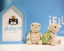 Jellycat Thimble Turtle Plush Toy With Tag & Dust Bag Animal Doll Great Gift HOT