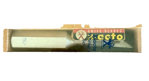 Vintage X-Acto Whittler’s Set in Wood Box – Original Knife Blades – Collectible