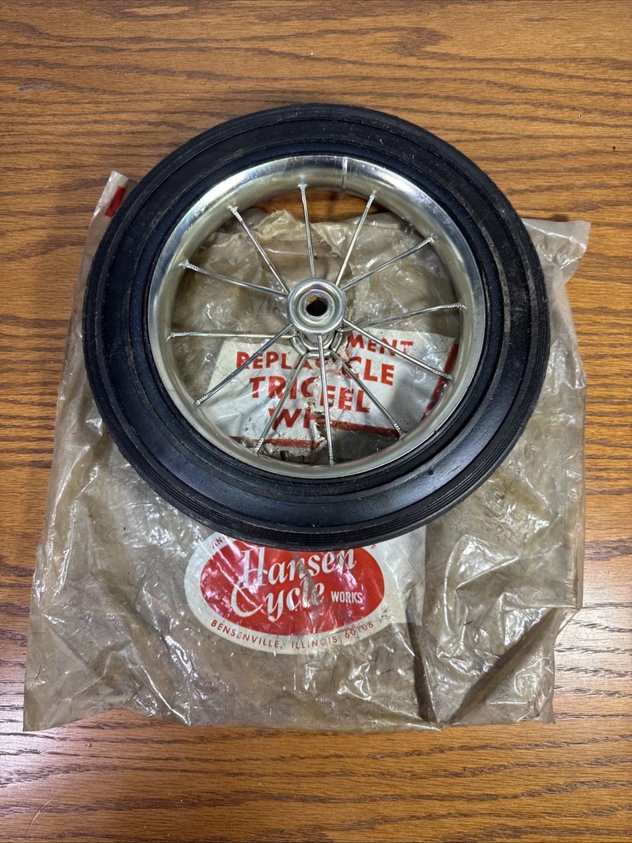Vintage Tricycle Rear Wheel inch OD for 16 inch Trike Hansen Cycles  Works