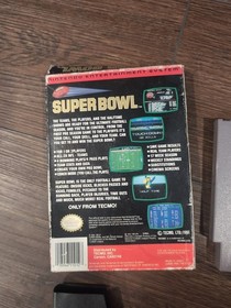 Tested Tecmo Super Bowl (Nintendo NES, 1991) CIB Styrofoam, Sleeve, Insert