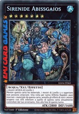 SIRENIDE ABISSGAIOS - RA04-IT065 - 1Ed - Rara Segreta - Yu-gi-oh Yugioh
