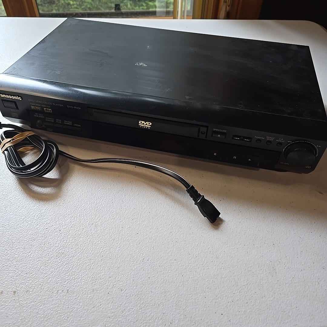 新品未使用 Panasonic パナソニック DVD-RV31-S プレーヤー Panasonic DVD-RV31 DVD Player for sale online | eBay
