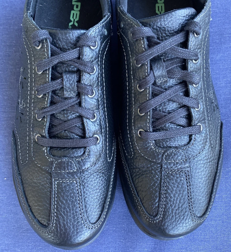 Apex Oxford Wmn черный 10 М ортопедический натуральной кожи туфли A543W Robyn очень хорошо - Изображение 3 из 4