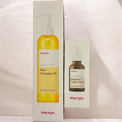 Manyo Pure Soybean Cleansing Oil & Bifida Biome Ampoule Duo