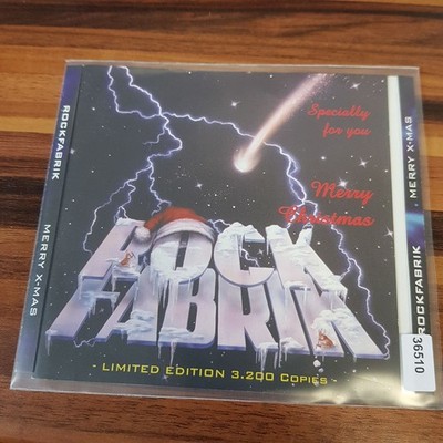 VARIOUS rockfabrik - merry x-mas VG+/EX (CD Album, Heavy, Not On Label)