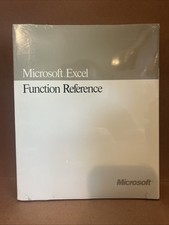 Microsoft Excel Function Reference Sealed Vintage