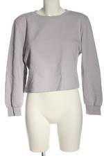 ZARA Felpa Donna Tuta da ginnastica Taglia IT 40 grigio chiaro stile casual