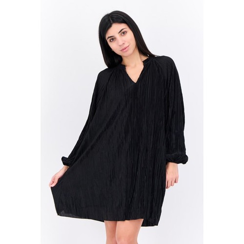 Banana Republic, Banana Republic Black Pleated Plisse Swing Mini Dress Size XS New