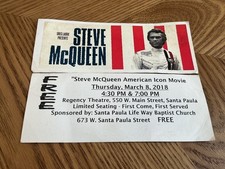 2018 Tickets to “Steve McQueen American Icon” Santa Paula Ca. Greg Laurie