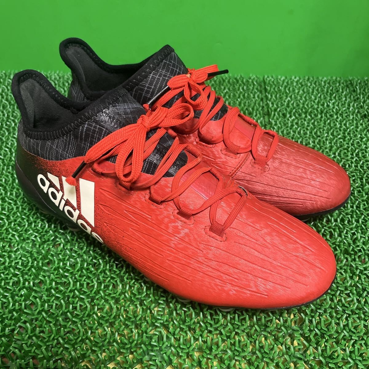 Adidas X 16.1 Japan HG Soccer Spikes Red/Black 25.5cm Used | eBay