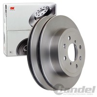 2X Nk Bremsscheiben 253Mm BelÜFtet Vorne Passend FÜR Opel Agila | 205213