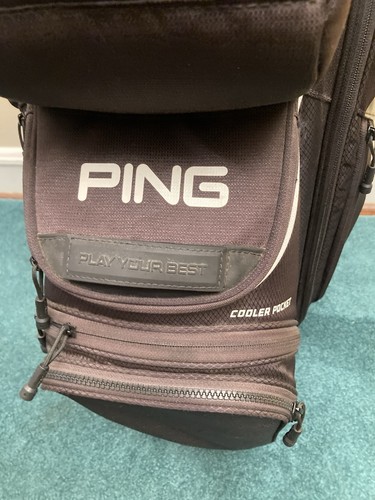 Ping Pioneer Golf Cart Bag Black 15 Way Top & Dividers Excellent Condition - Picture 4 of 11