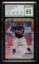 2021 Bowman's Best Refractor Pedro Leon #13 CSG 9.5 Gem Mint fo7