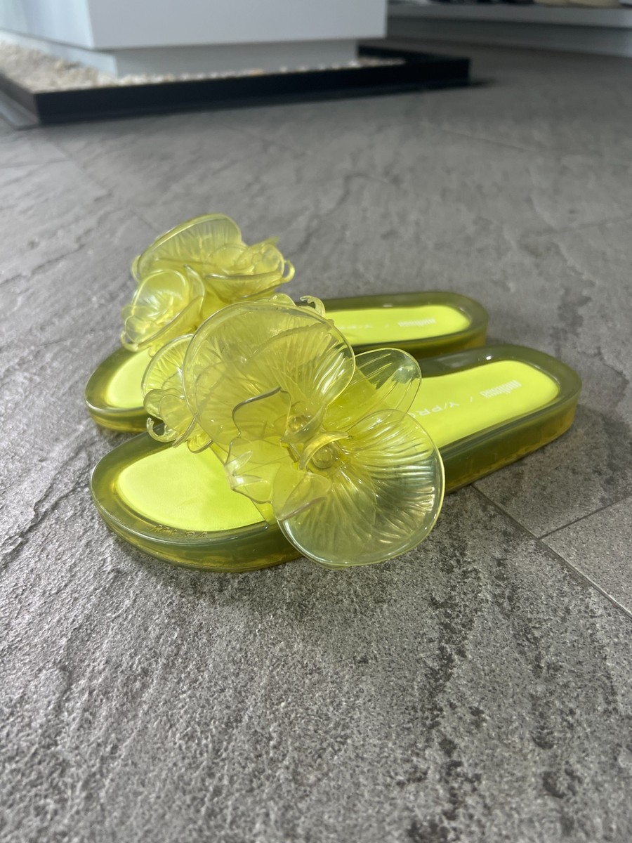 Melissa Y/Project Orchid Jelly Slides Yellow EU38 | eBay