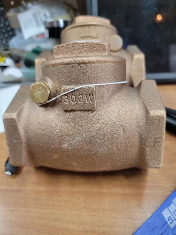 Milwaukee Valve Up509 2 2" Ipt Low Lead Bronze Swing Check Valve - Image 2 of 3