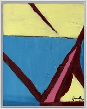 Finelli Original Art 11x14 PAINTING ABSTRACT EXPRESSIONISM Painting ARTWORK G2D