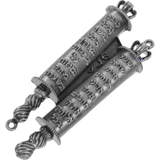 Cabilock Jewish Door Mezuzah Metal Mezuzah with 2 Scrolls Mezuzah Case Mezuza...
