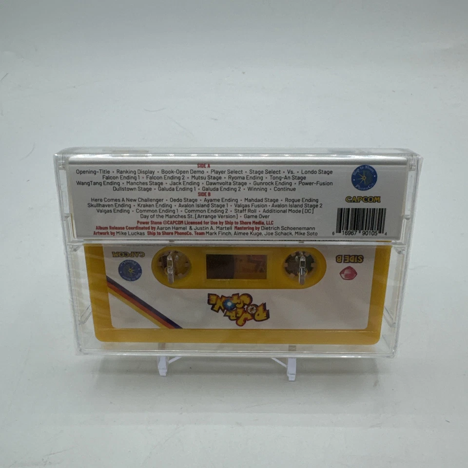 Power Stone SOUNDTRACK CASSETTE TAPE New Sealed - Image 2 of 2