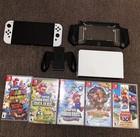 Nintendo Switch Oled Model And 5 Game Lot